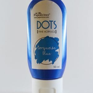 Papericious Fine Acrylic Colour (Dots) (50 ml) - Torquoise Blue
