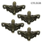 Metal Decorative Feets/ Foundations (CFLEGB) (Set of 4 pcs)
