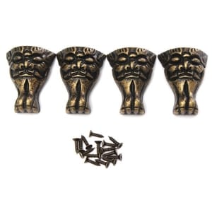Metal Decorative Feets/ Foundations - Face (Set of 4 pcs)