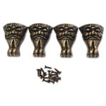 Metal Decorative Feets/ Foundations - Face (Set of 4 pcs)