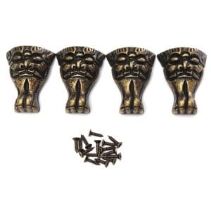 Metal Decorative Feets/ Foundations - Face (Set of 4 pcs)