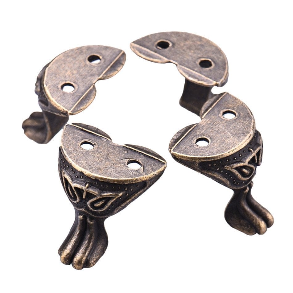 Metal Decorative Feets/ Foundations - Antique Bronze (Set of 4 pcs) CTSE Metal Decorative Feets/ Foundations - Antique Bronze (Set of 4 pcs)