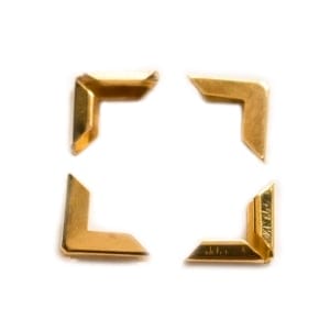Metal Scrapbook Album Corners/Protectors (Set of 20 pcs) - Gold CTSE-30