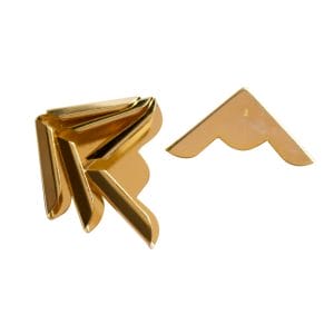 Metal Scrapbook Large Album Corners/Protectors (Set of 20 pcs) - Gold