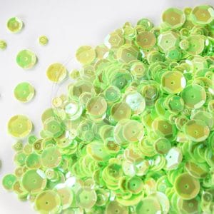 Mudra Couture Sequins - Radium Green