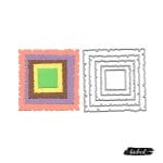 Steel Cutting Dies - Vintage Squares (Set of 5 dies)