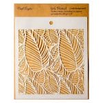 CrafTangles 6"x6" Stencil - Leafy Background
