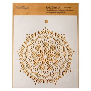 CrafTangles 6"x6" Stencil - Mandala