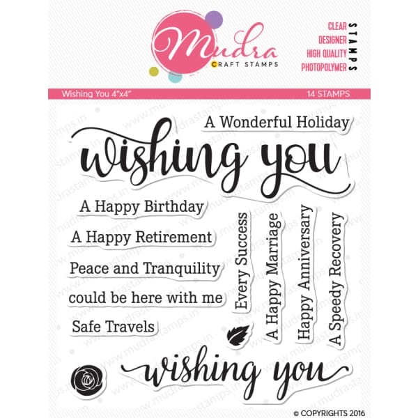 Mudra Craft Stamps - Wishing You