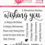 Mudra Craft Stamps - Wishing You