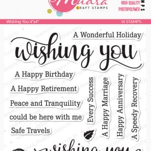 Mudra Craft Stamps - Wishing You