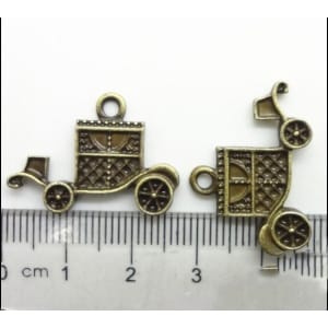 Vintage Cars Metal Charms (Set of 5 pcs)