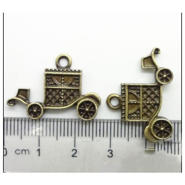 Vintage Cars Metal Charms (Set of 5 pcs)