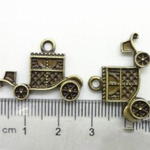 Vintage Cars Metal Charms (Set of 5 pcs)