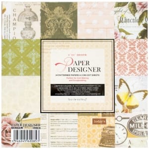 EnoGreeting Scrapbook paper pack - Stories (Set of 24 sheets and 2 die cuts)