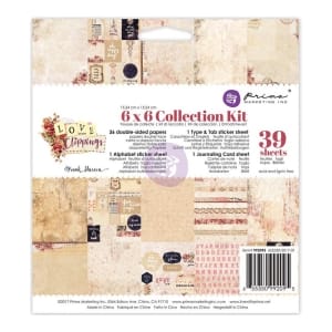 Prima - Frank Garcia Love Clippings (6x6 Collection Kit)