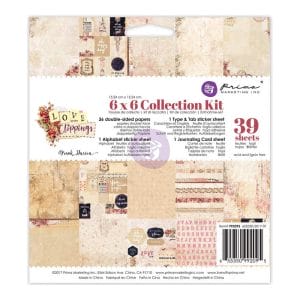 Prima - Frank Garcia Love Clippings (6x6 Collection Kit)