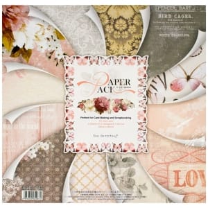 EnoGreeting Scrapbook paper pack - Love (PS020) (Set of 24 sheets and 1 die cut sheets)