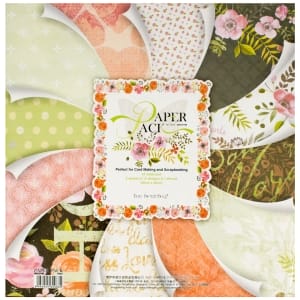EnoGreeting Scrapbook paper pack - Floral Pack (PS021) (Set of 24 sheets and 1 die cut sheets)