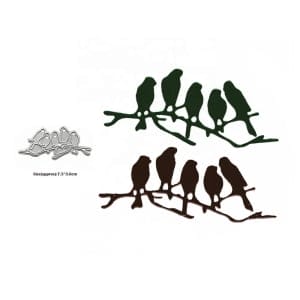 Steel Dies - Birds on a branch