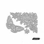 Steel Dies - Butterfly and Floral Corner (Set of 3 dies)