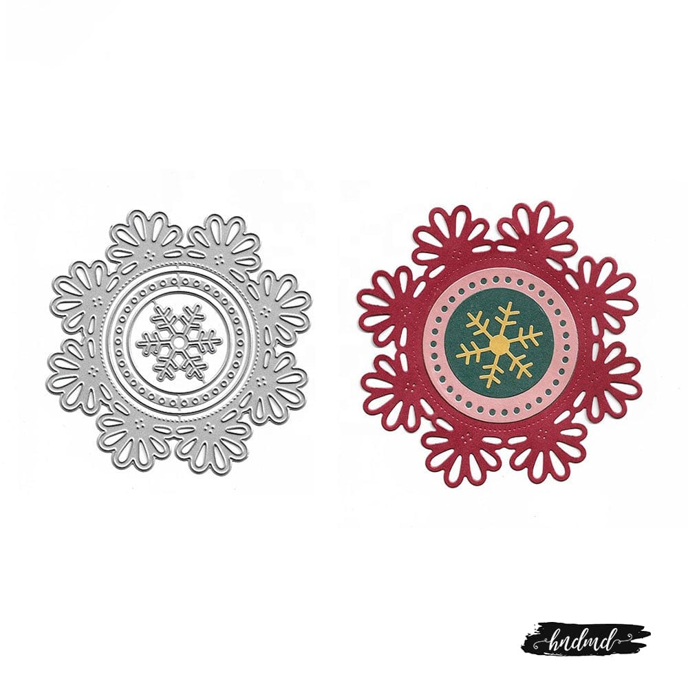 Steel Dies - Floral Doily (Set of 5 dies) XY370 steel cutting dies CraftAdda Steel Dies - Floral Doily (Set of 5 dies)