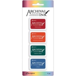 Archival Mini Ink Pad Kit # 1 (Set of 4)