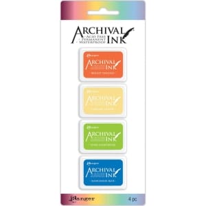 Archival Mini Ink Pad Kit # 3 (Set of 4)