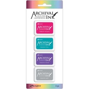 Archival Mini Ink Pad Kit # 4 (Set of 4)