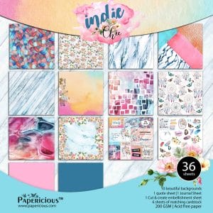 Papericious Premium Collection - Indie Chic (12 by 12 patterned paper)