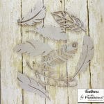 Papericious Collage Chipboard Elements - Feathers