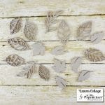 Papericious Collage Chipboard Elements - Leaves Collage