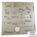 Papericious Themed Chipboard Elements - Play Now