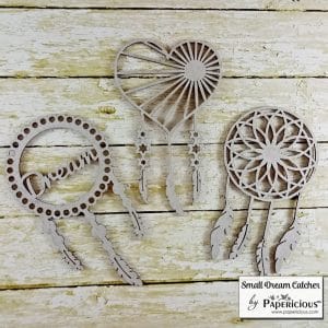 Papericious Collage Chipboard Elements - Small Dream Catcher