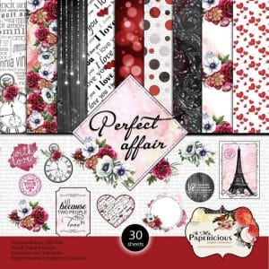 Papericious Designer Collection - Perfect Affair (12 by 12 patterned paper)