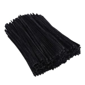 Black Pipe Cleaner for Flowermaking and Bouquet (100 pcs)