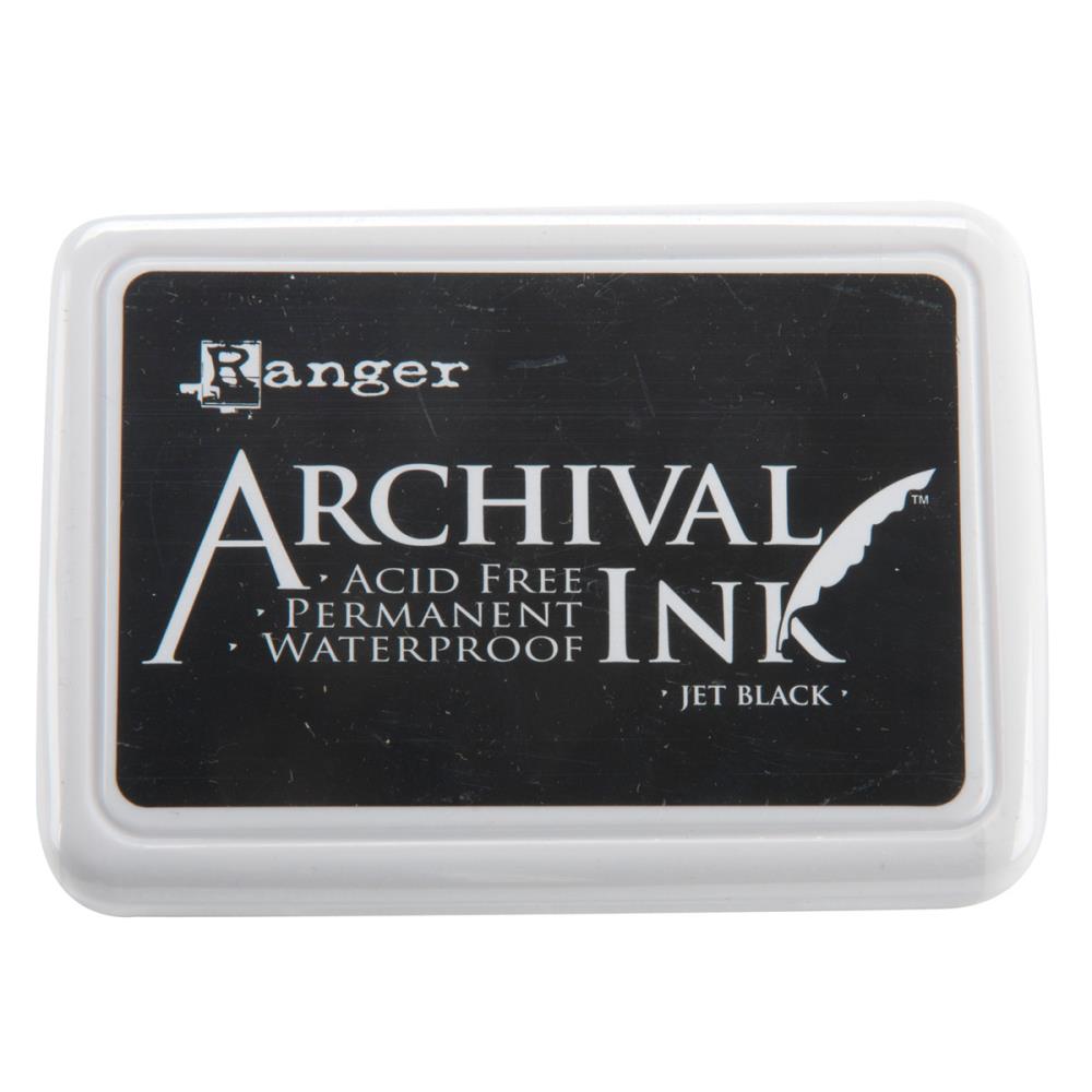 Jet Black - Archival Ink Pad ranger archival ink pad jet black Jet Black - Archival Ink Pad