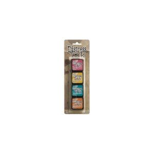 Tim Holtz Mini Distress Ink Pad Kit #1 (Set of 4)