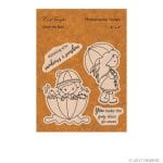 CrafTangles Photopolymer Stamps - Girl in the Rain
