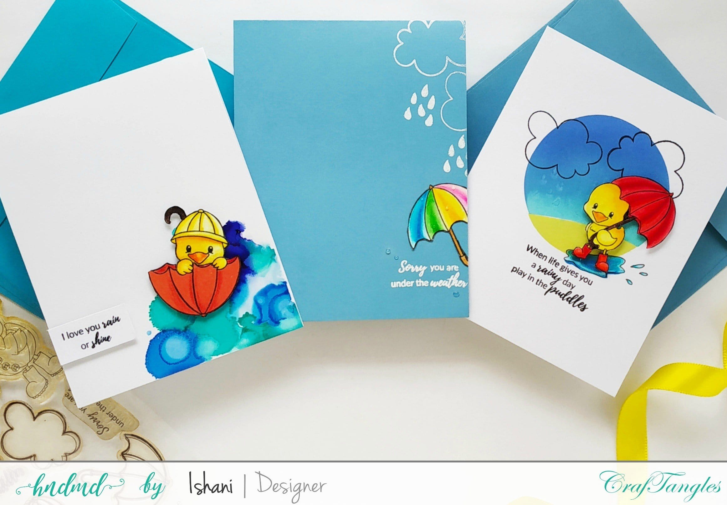 CrafTangles Photopolymer Stamps - Rain or Shine CrafTangles Cards Sept2020 2 CrafTangles_Cards_Sept2020_2