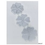 Steel Dies - 5 petal flowers dies (Set of 3 dies)