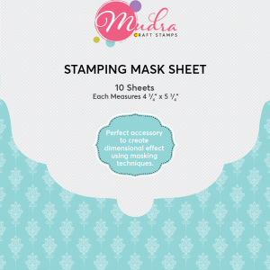 Mudra Stamping Mask Sheet (Pack of 10 sheets) - Masking sheets