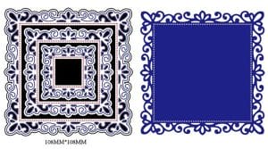 Steel Dies - Floral Squares (Set of 3 dies)