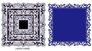 Steel Dies - Floral Squares (Set of 3 dies)