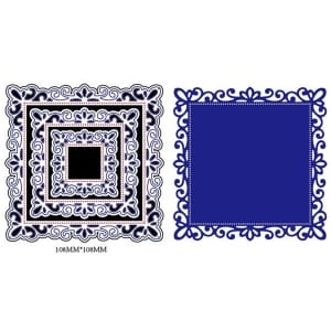 Steel Dies - Floral Squares (Set of 3 dies)