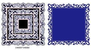 Steel Dies - Floral Squares (Set of 3 dies)