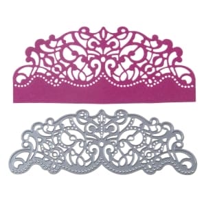 Steel Border Dies - Vintage Floral Edge (XY066)