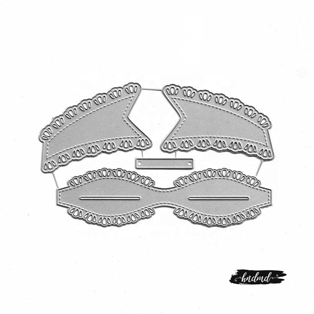 Steel Dies - Ribbon or Bow Makers (Set of 3 dies) (XY346) XY346 steel cutting dies CraftAdda Steel Dies - Ribbon or Bow Makers (Set of 3 dies) (XY346)