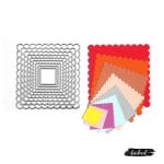 Steel Dies - Scalloped Squares (Set of 9 dies)