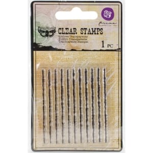 Prima's Finnabair Collections Clear Stamp - Jagged Lines